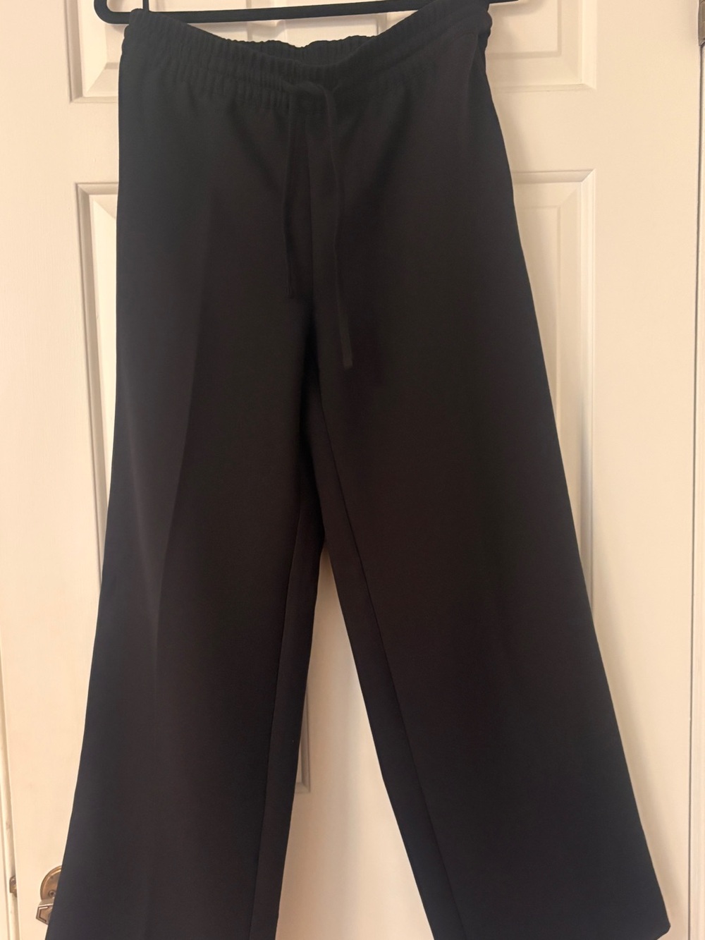 BR Factory Womens Straight Leg Pull On Pants with Drawstring- Size Small
